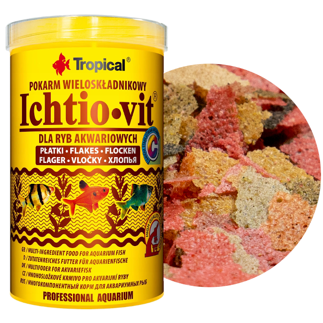 TROPICAL ICHTIO-VIT POKARM PODSTAWOWY 500ml/100g